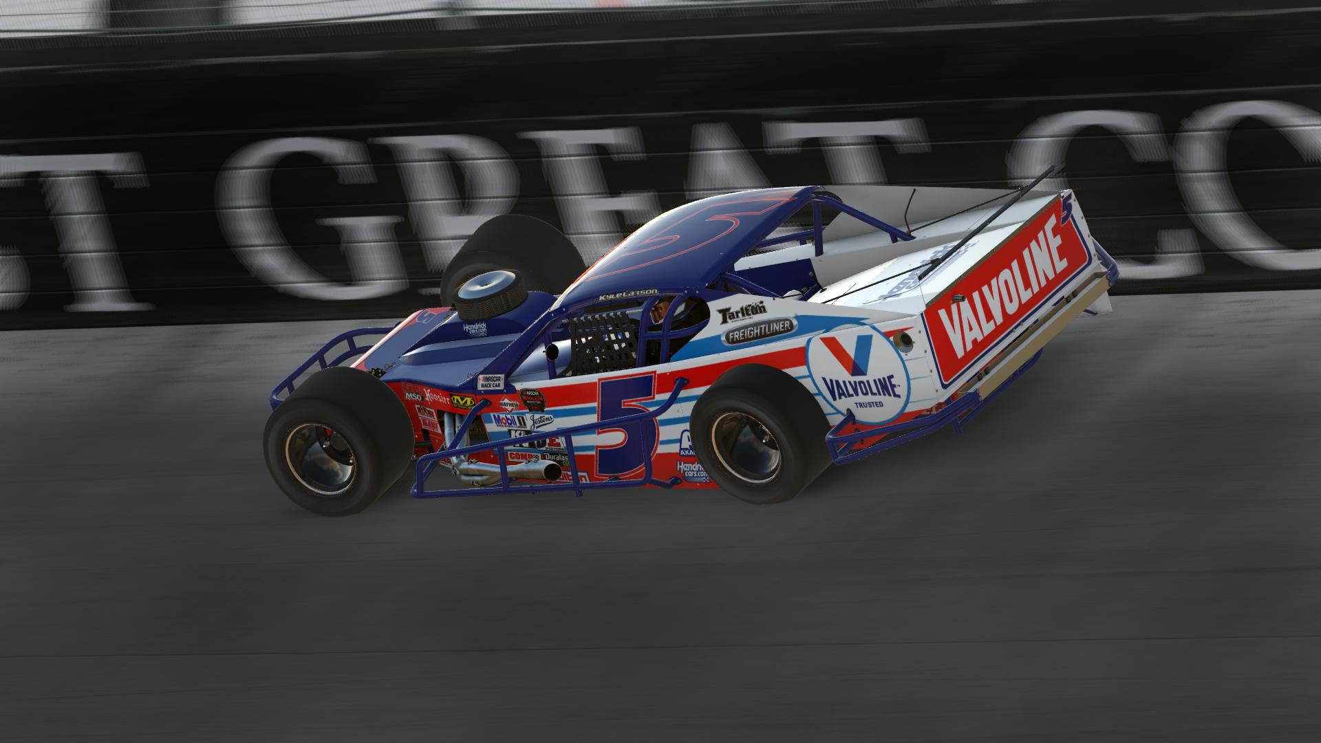 Preview of Kyle Larson Valvoline Whelen Modified Concept (Custom Number) by Jay Mulder
