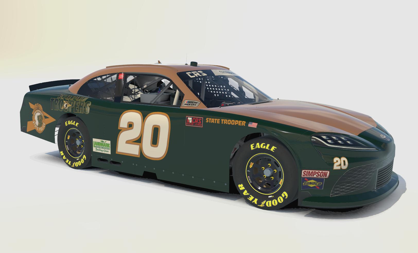 Preview of New Hampshire State Police NASCAR Xfinity Toyota Supra by Travis C.