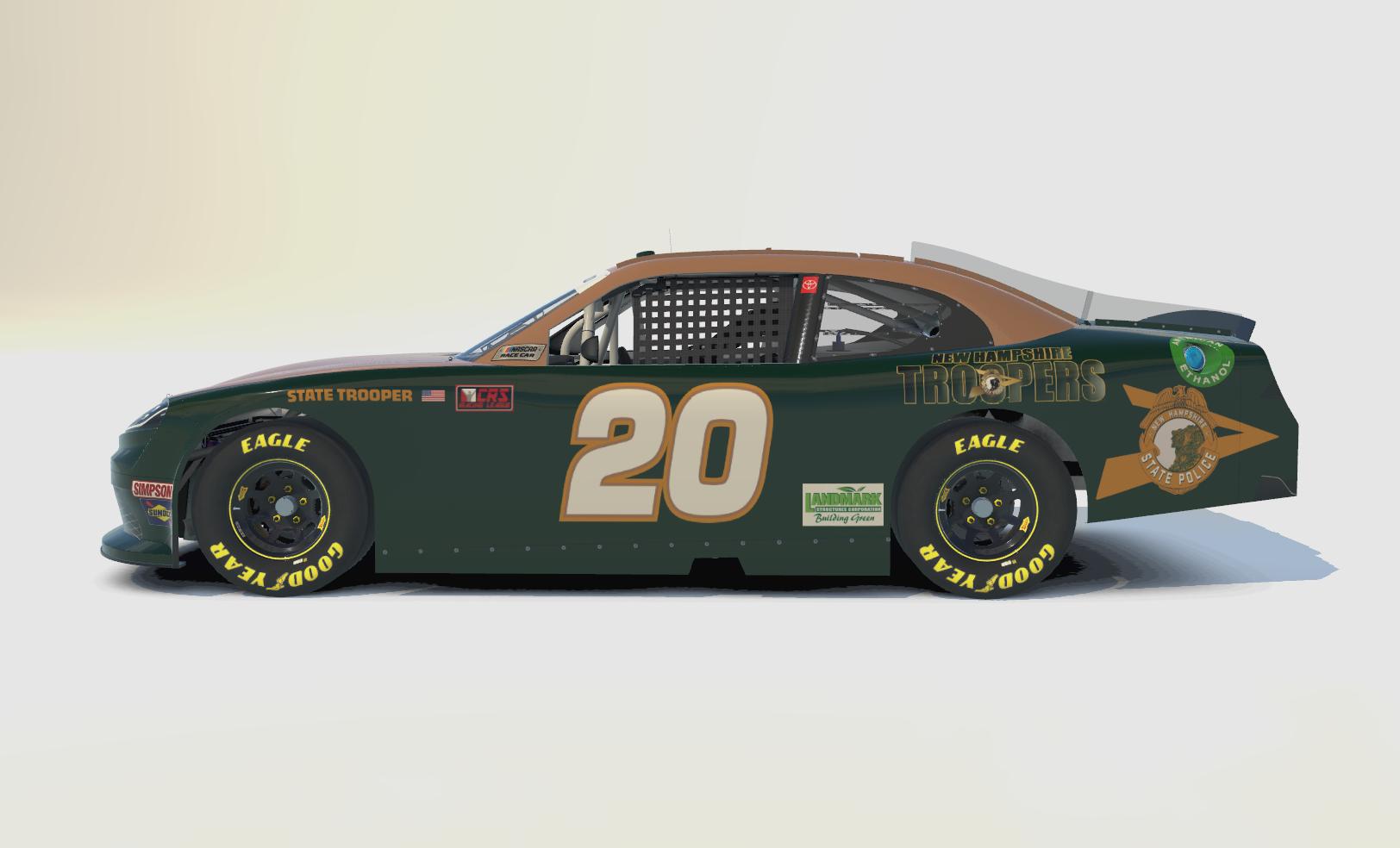 Preview of New Hampshire State Police NASCAR Xfinity Toyota Supra by Travis C.