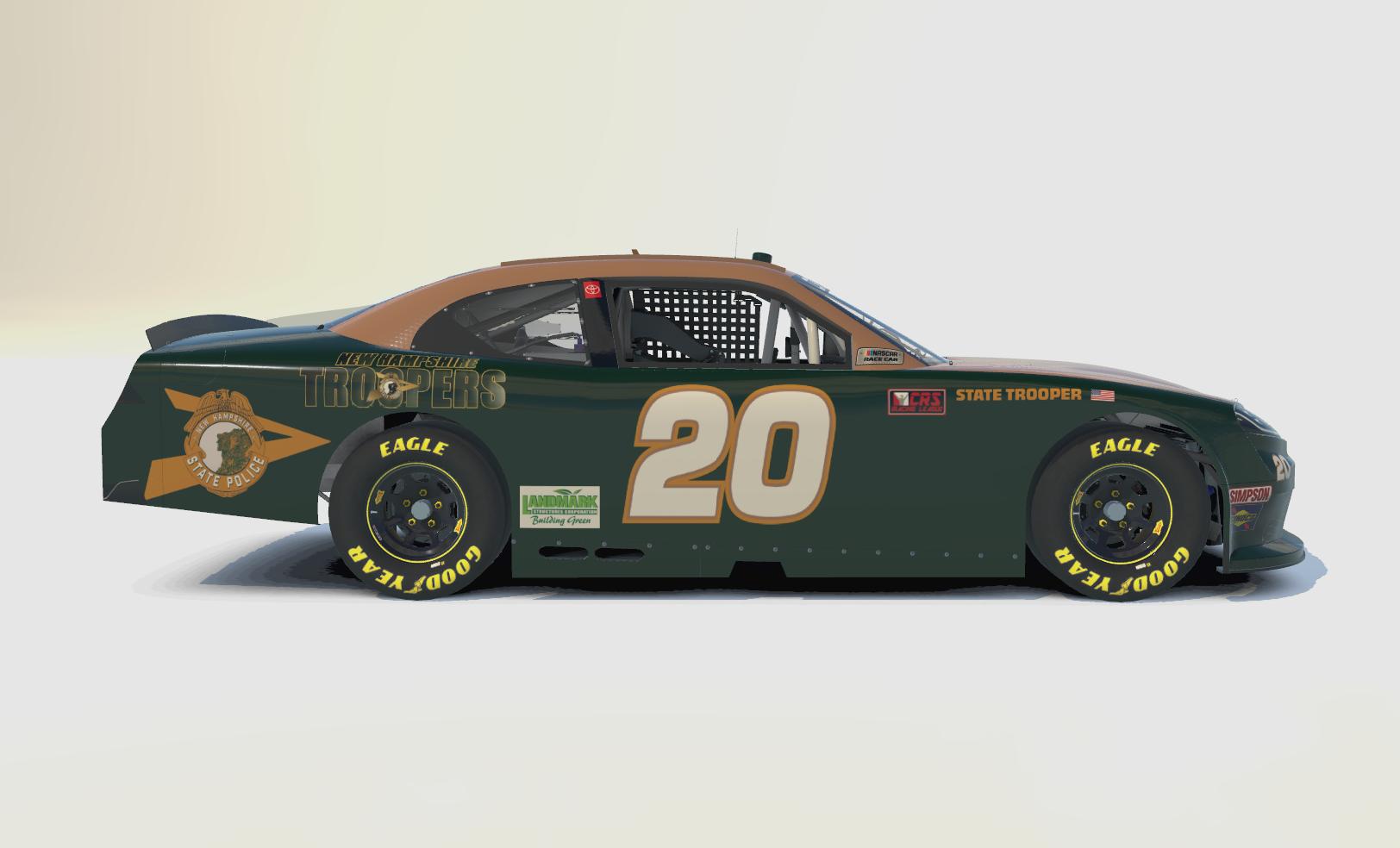 Preview of New Hampshire State Police NASCAR Xfinity Toyota Supra by Travis C.