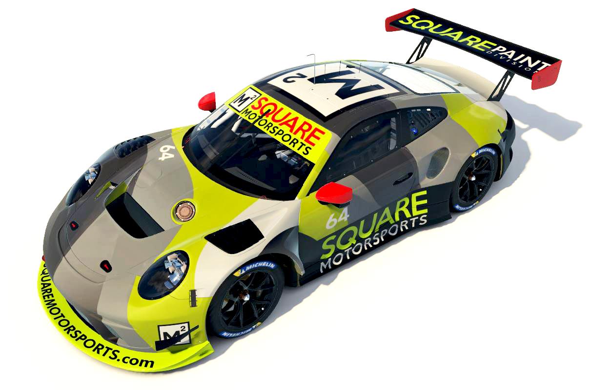 Square Motorsports Porsche GT3 R by Joseph G. - Trading Paints