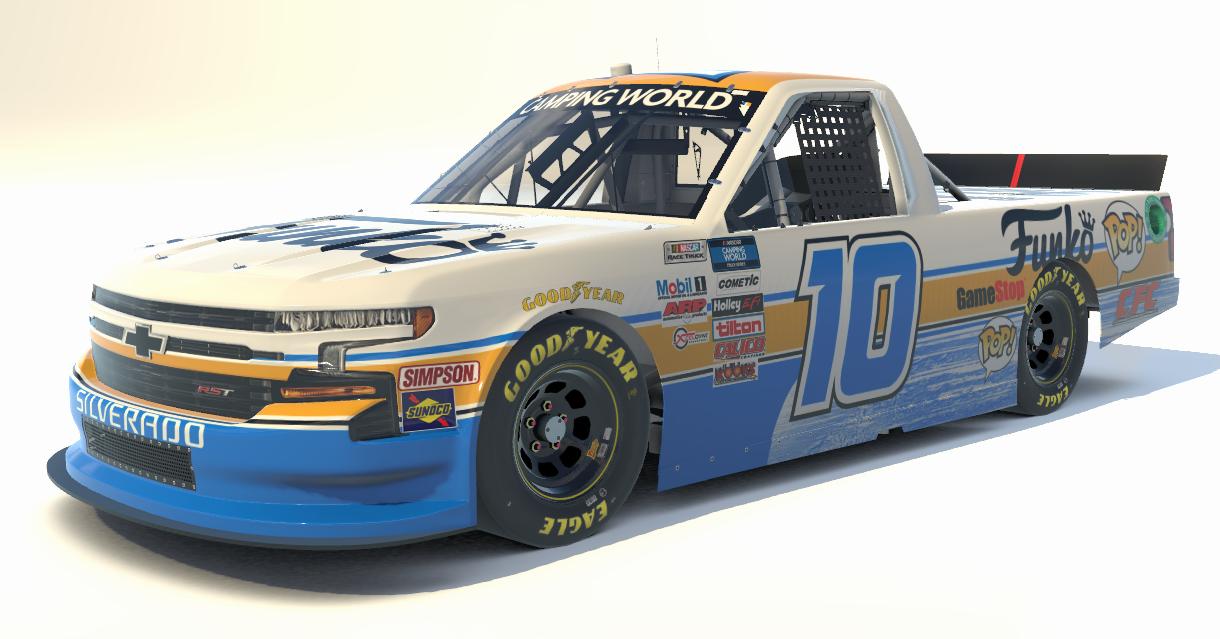 Preview of Dallas Childers III #10 Funko Pop Chevrolet Silverado 2021 by Carter Friesen