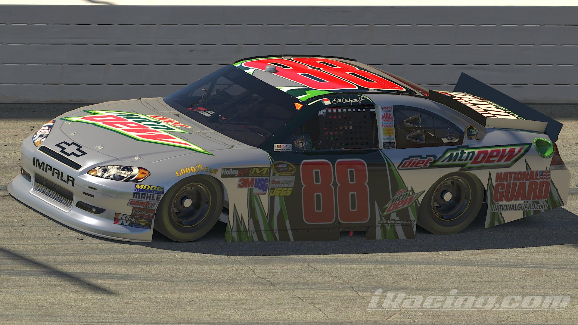 Preview of Dale Earnhardt Jr 2012 Diet Mtn Dew 2012 Chevrolet Impala COT by Nicholas Doucette