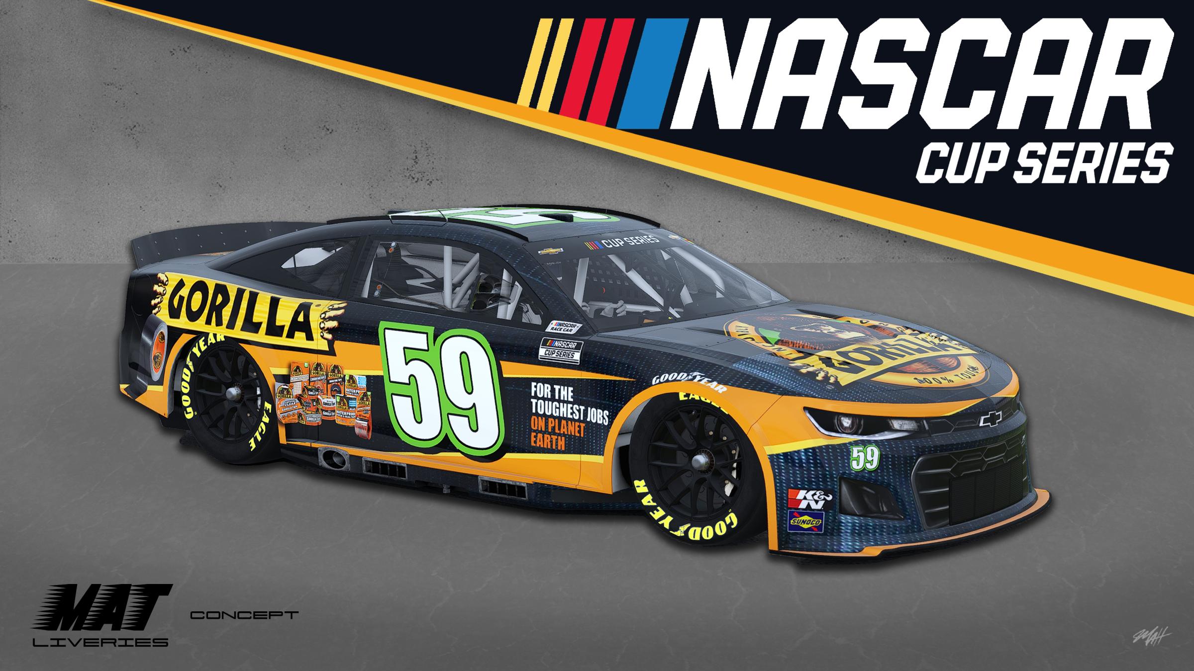 Preview of Gorilla Glue/Tape Cup Series Camaro concept by Matthew A Tomelleri
