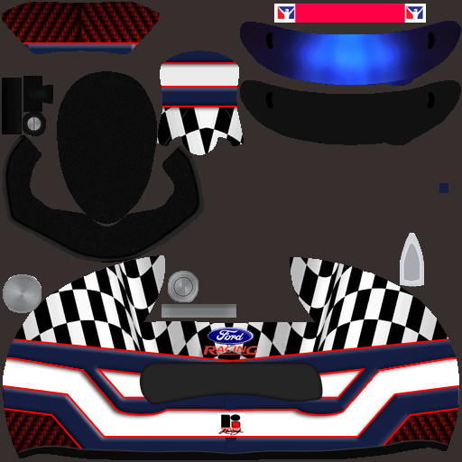 Preview of Ford Racing Helmet by Ellis Aldridge