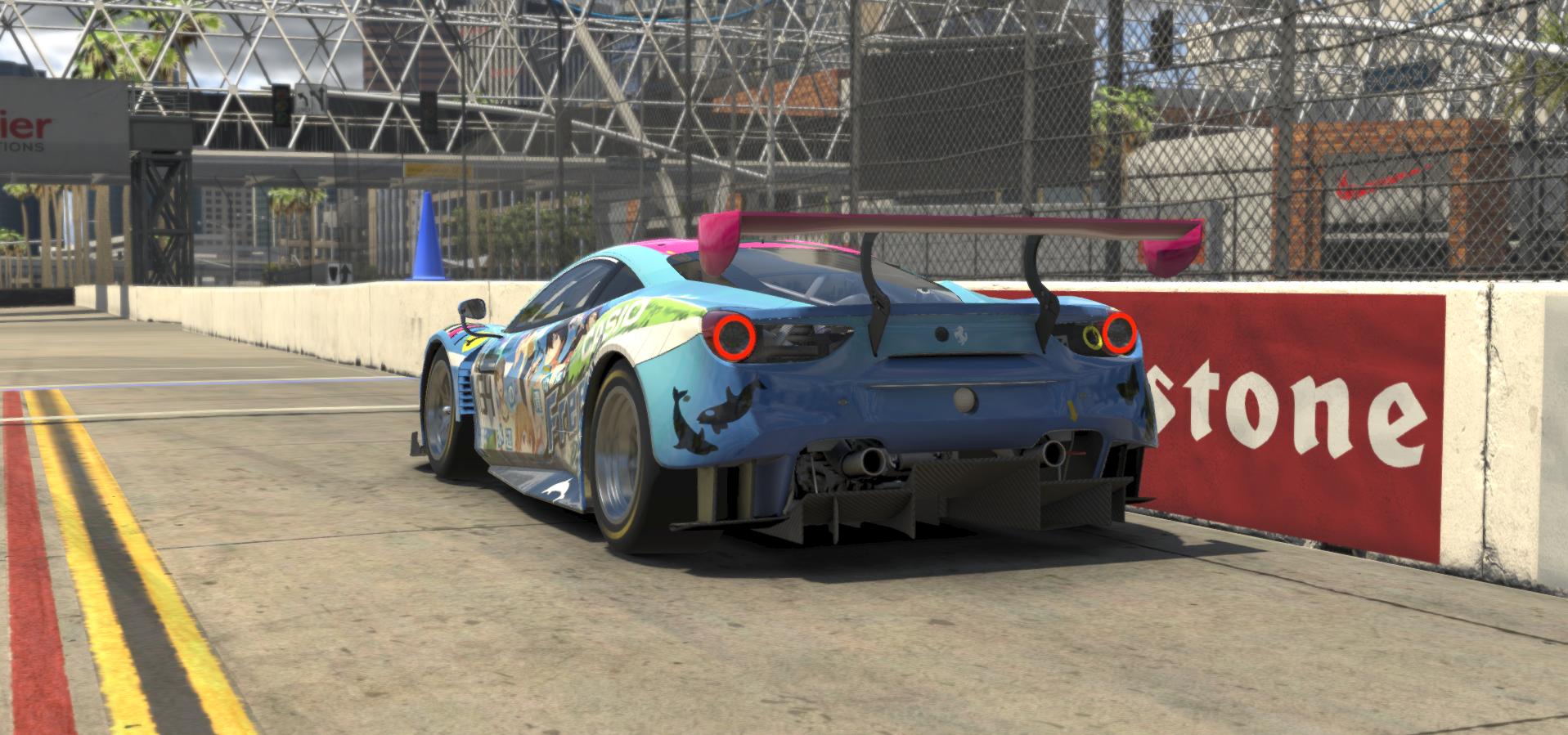 Preview of FREE! Iwatobi Swim Club Ferrari GT3 Itasha Anime by Mickie R.