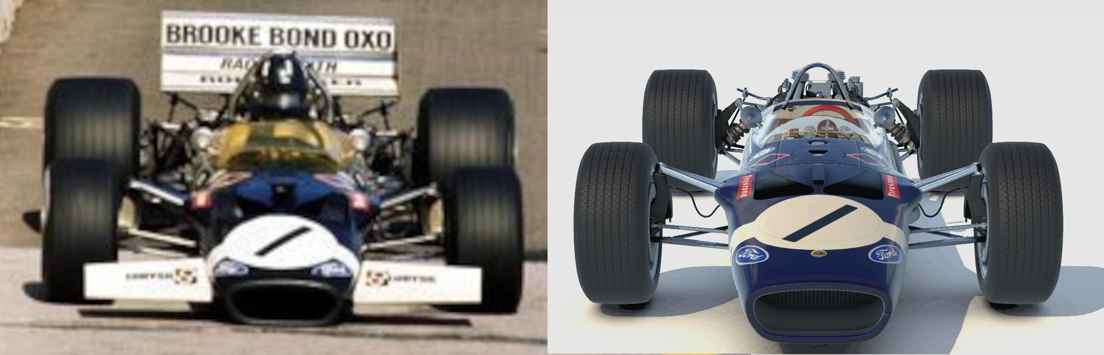 Hill Monaco 1970 Brooke Bond Oxo Rob Walker 49C (R7) by Bruce Johnson