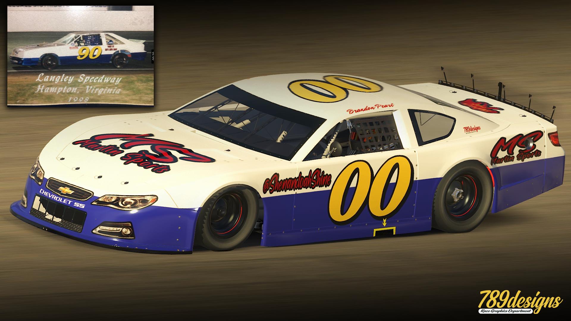 Preview of Brandon Pearl Asphalt Super Late Model by Garrett Marshall