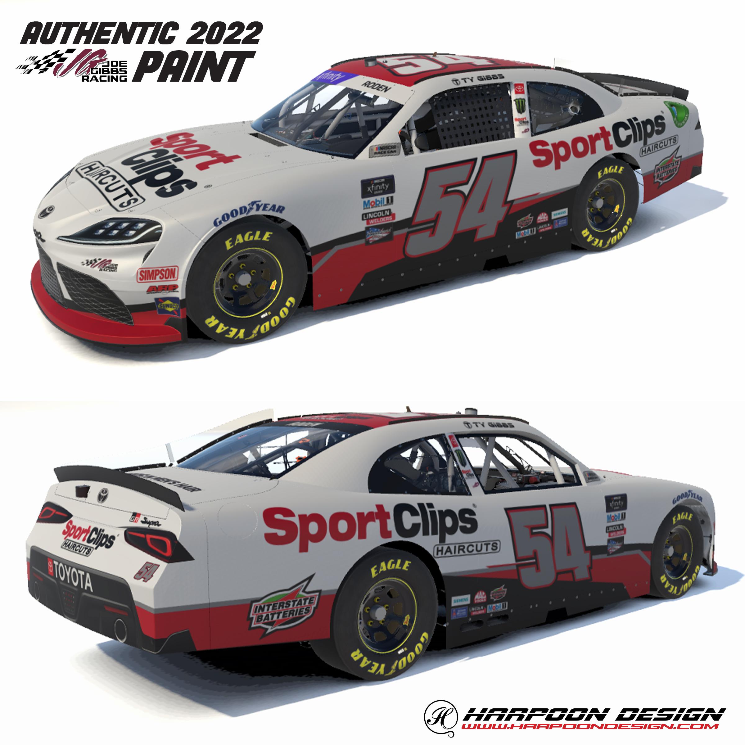 Preview of 2021 Ty Gibbs Sport Clips Supra No Num by Brantley Roden