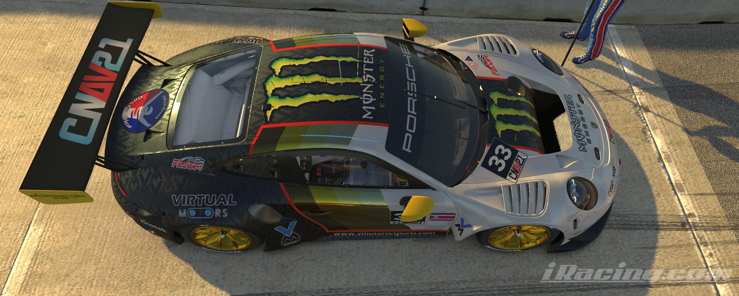 Preview of Porsche 911 GT3R CNAV21 Yellow by Guy B.