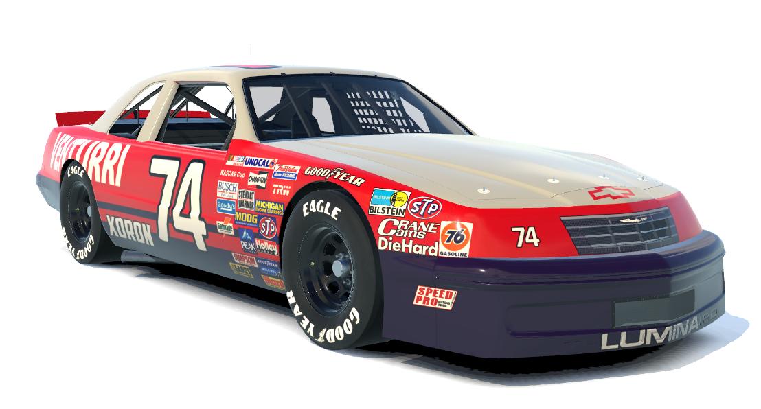Preview of #74 Venturri Chevy Lumina from NASCAR Racing by Jonah Colbert