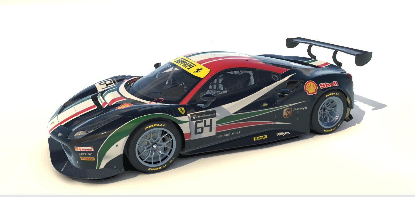 Preview of Fictional AF Corse Shell Ferrari 488 GT3 by Steve J Cass