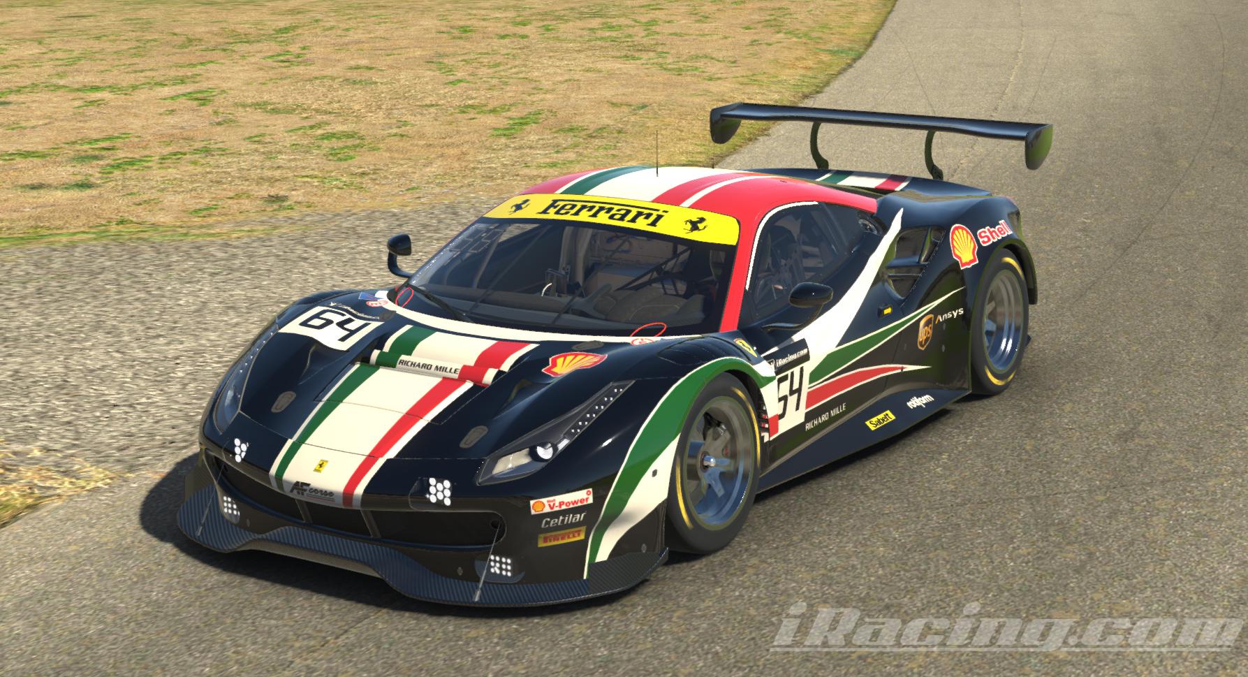 Preview of Fictional AF Corse Shell Ferrari 488 GT3 by Steve J Cass
