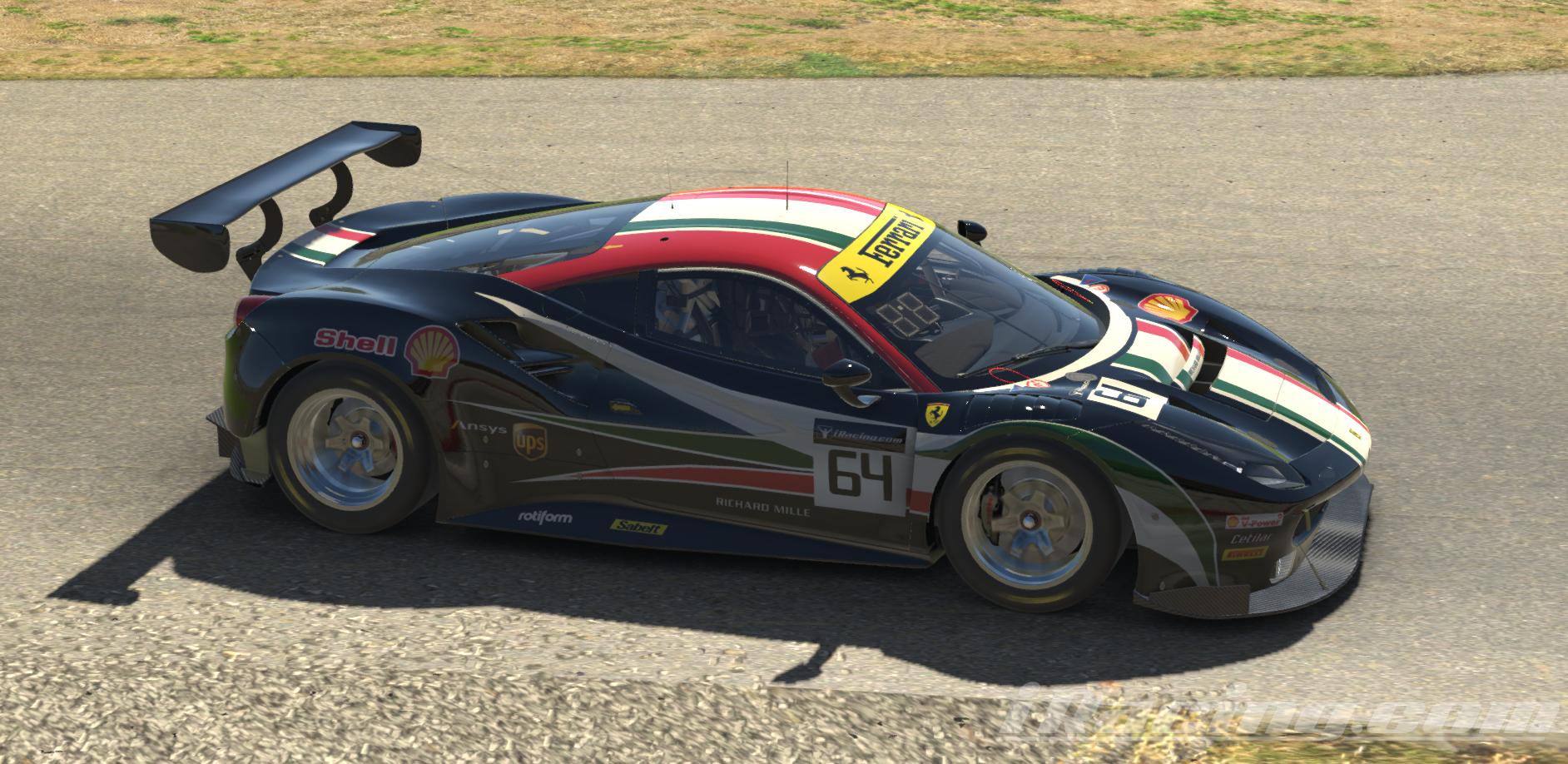 Preview of Fictional AF Corse Shell Ferrari 488 GT3 by Steve J Cass