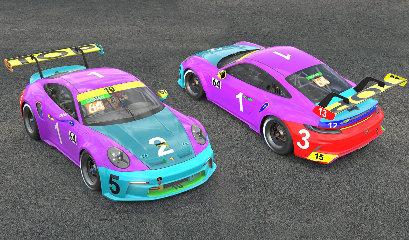 Preview of Porsche 992 Cup Parts by Clyde Coman