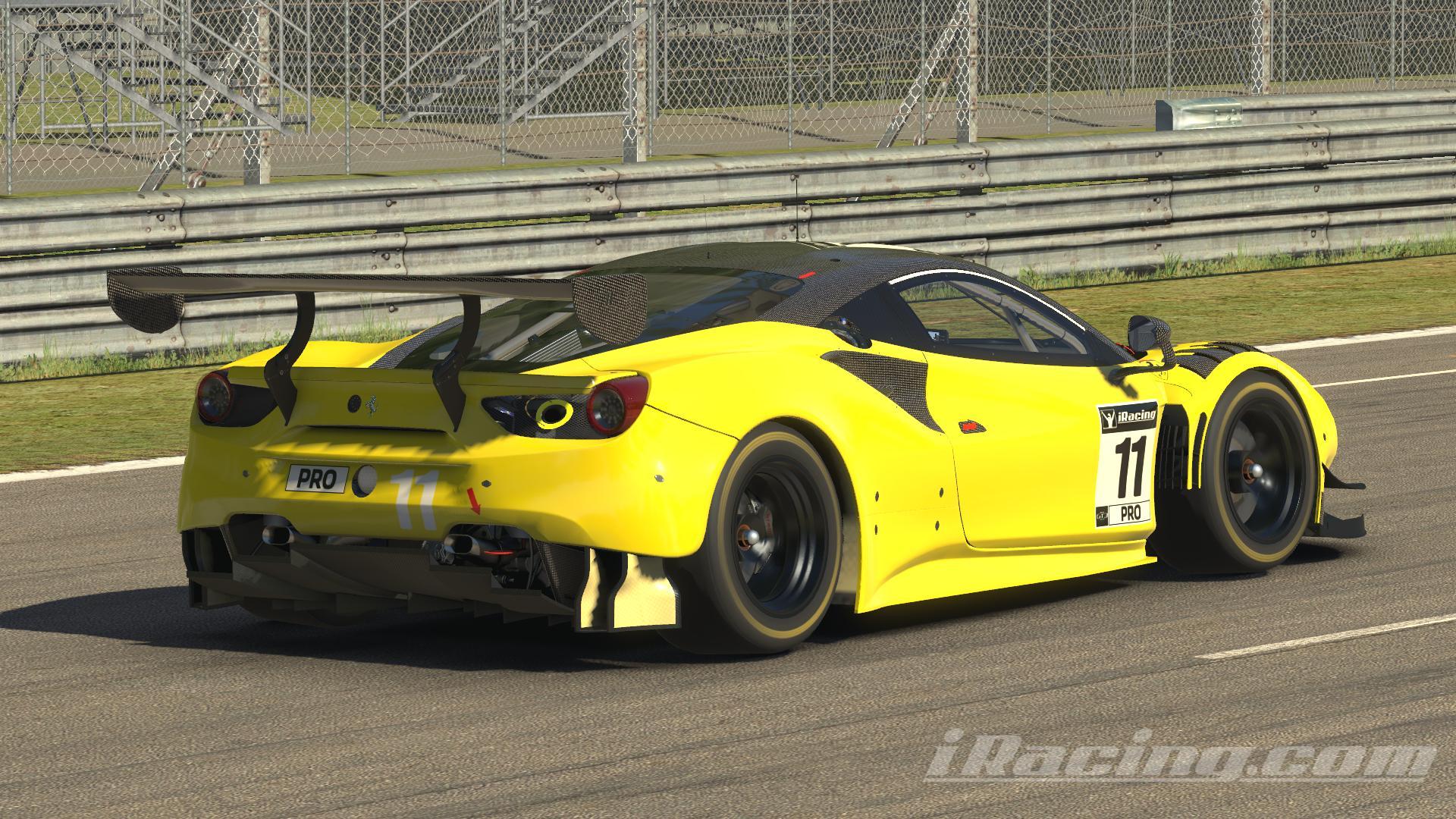 Preview of Ferrari EVO GT3 Giallo Modena Carbon by Kimber Jansen