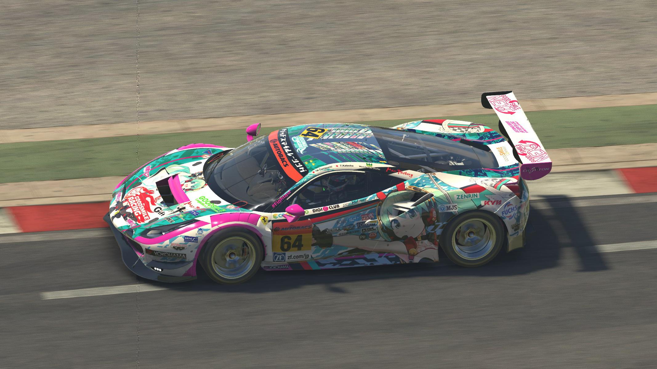 Preview of Goodsmile Racing 2020 Ferrari 488 GT3 EVO [Hatsune Miku GT Project] by Steve Tilbury