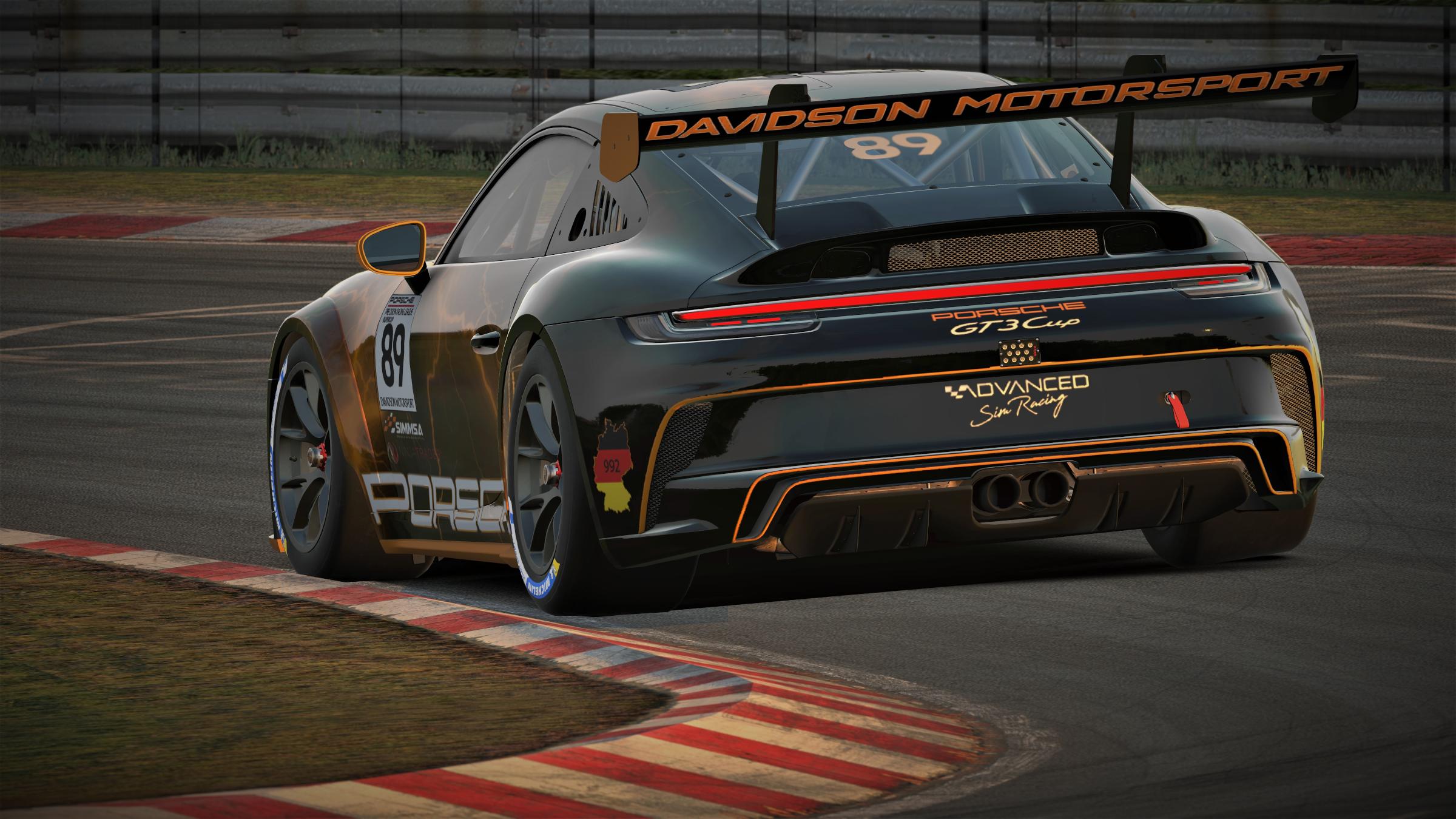 Preview of Porsche GT3 CUP 992 from Davidson Motorsport by James L David