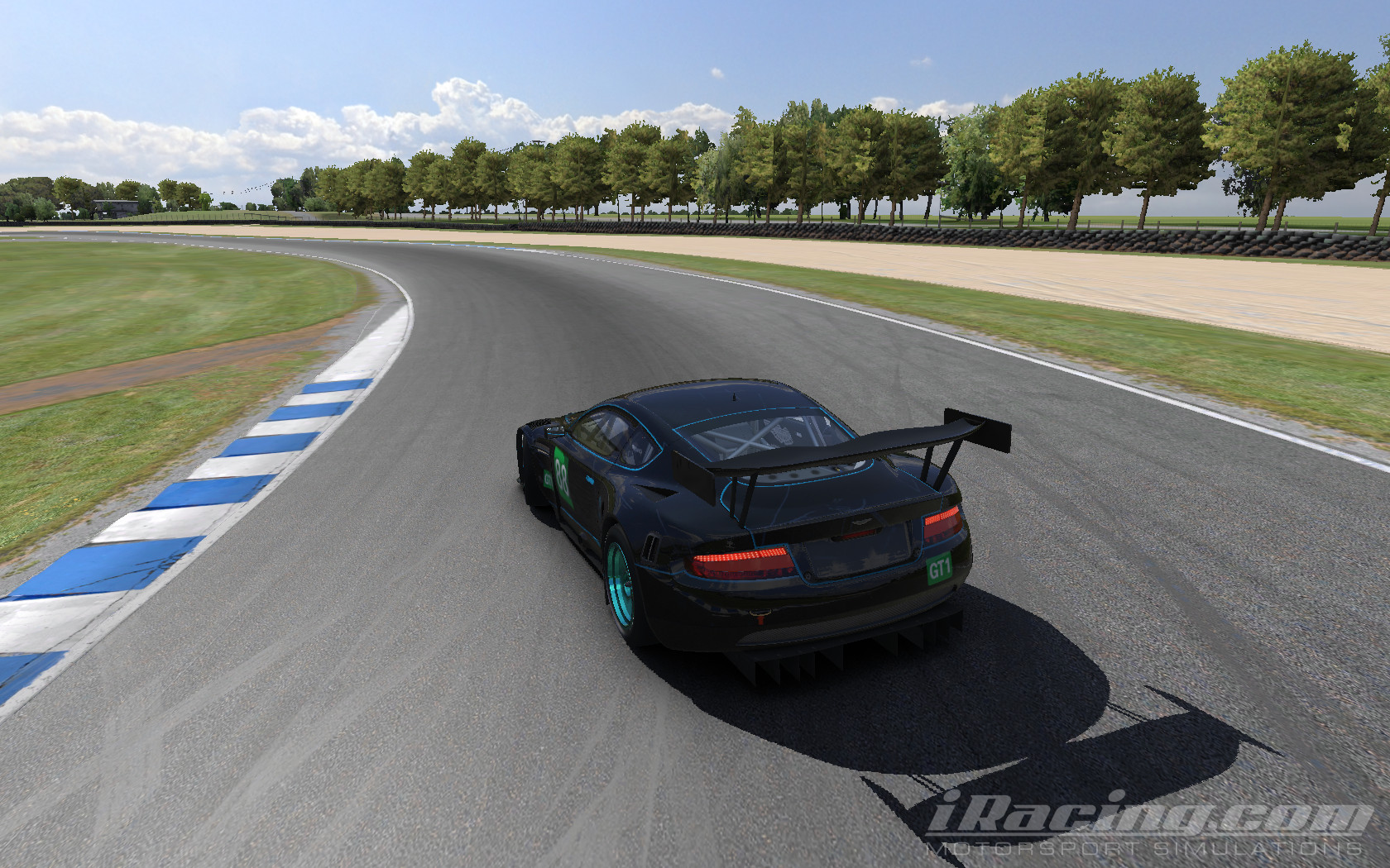 Preview of Blue striped Aston Martin by Noel Luneburg