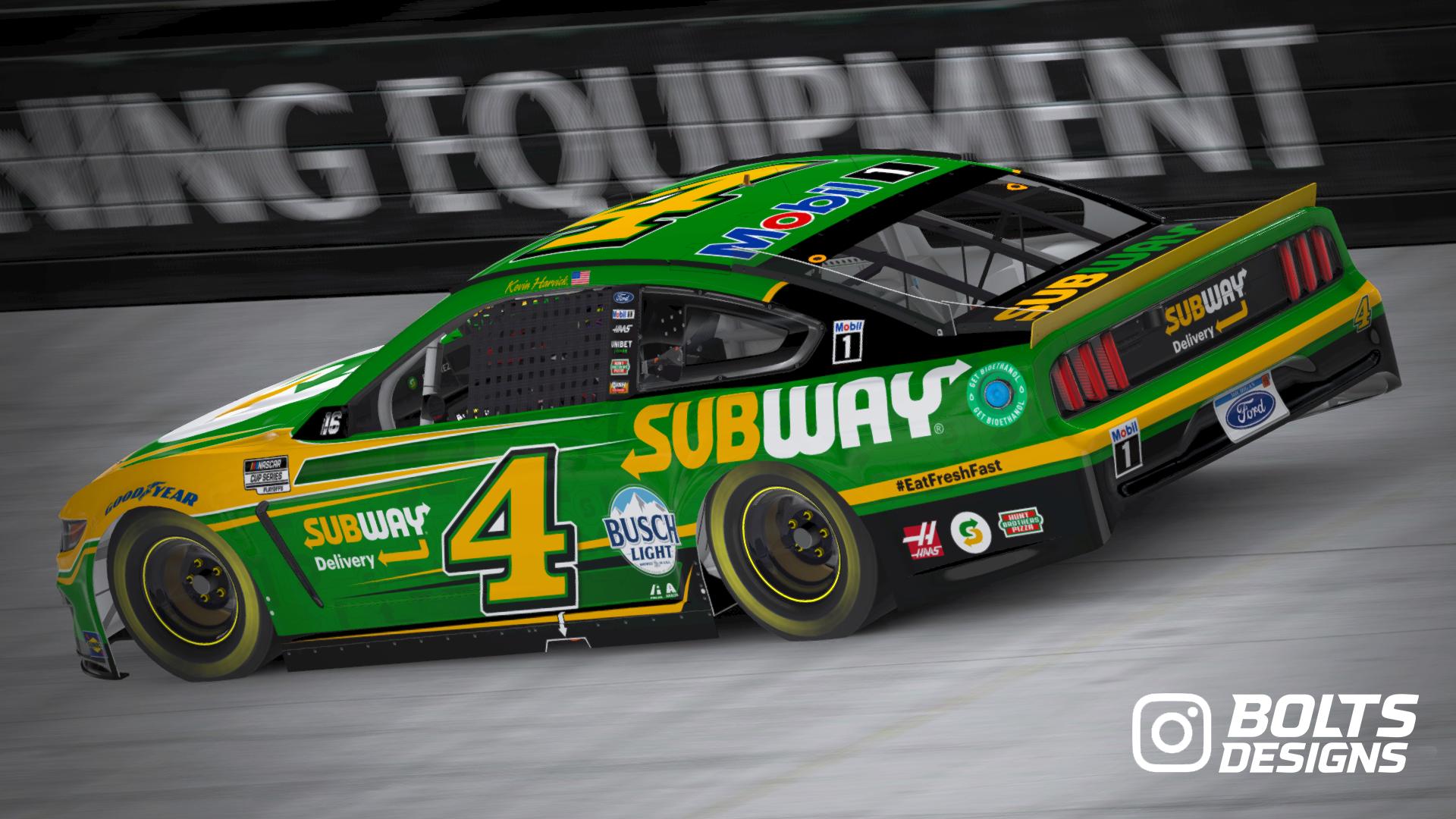 Preview of Kevin Harvick 2021 Subway Delivery (Numbered) by Roberto Ramirez
