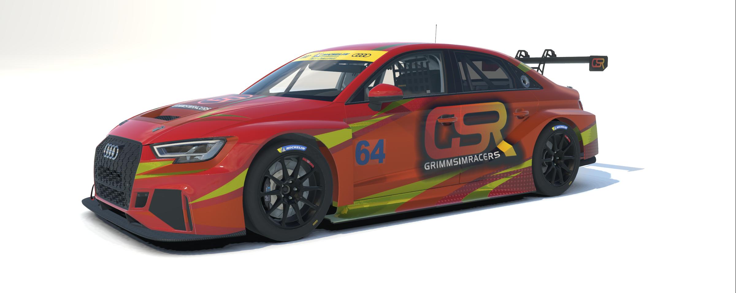 Team GSR E-Sports Audi RS3 LMS by Malveenderjit Singh - Trading Paints
