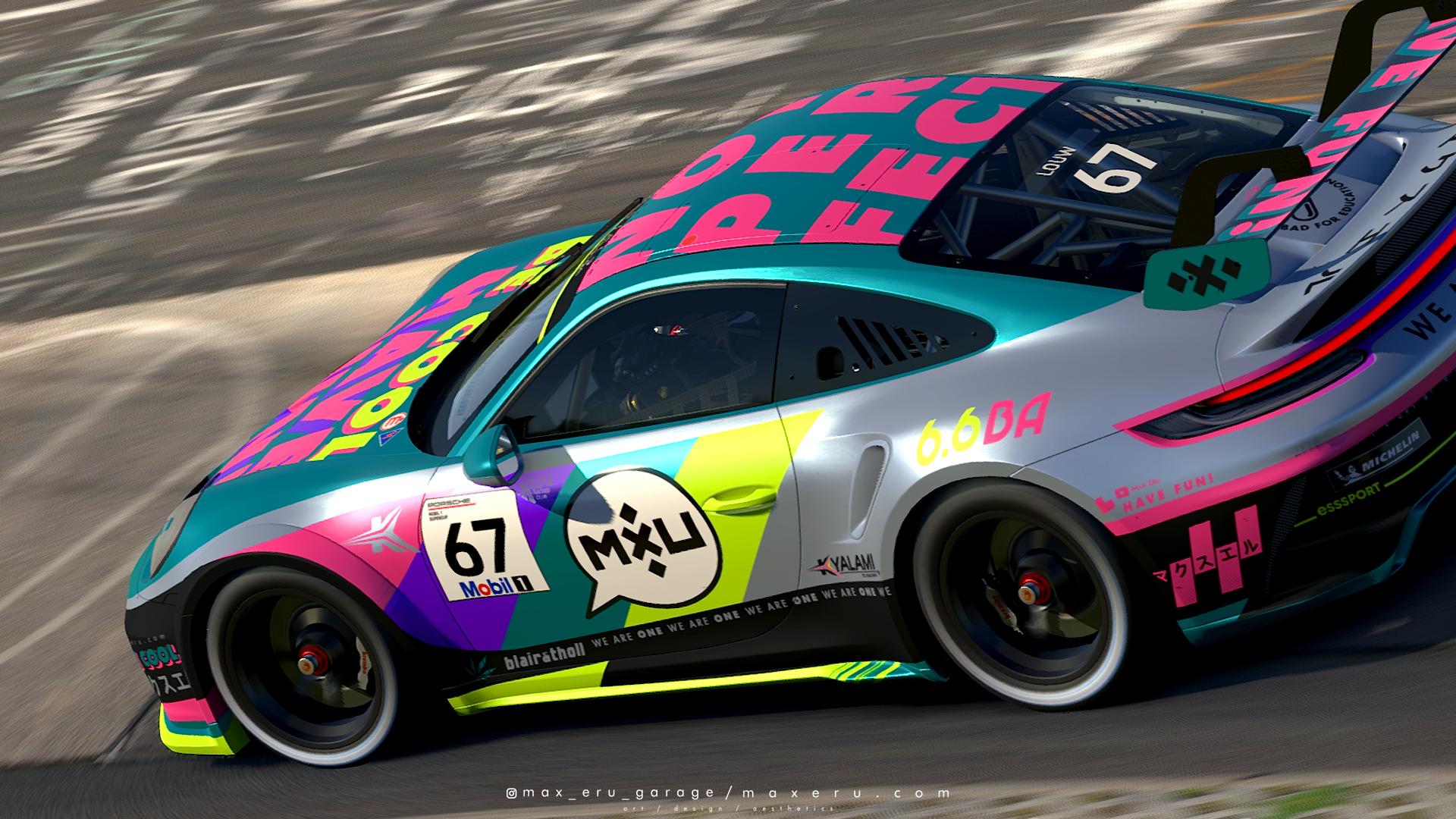 Preview of MXU Acid Aqua - Porsche 992 Cup by Bryce L.