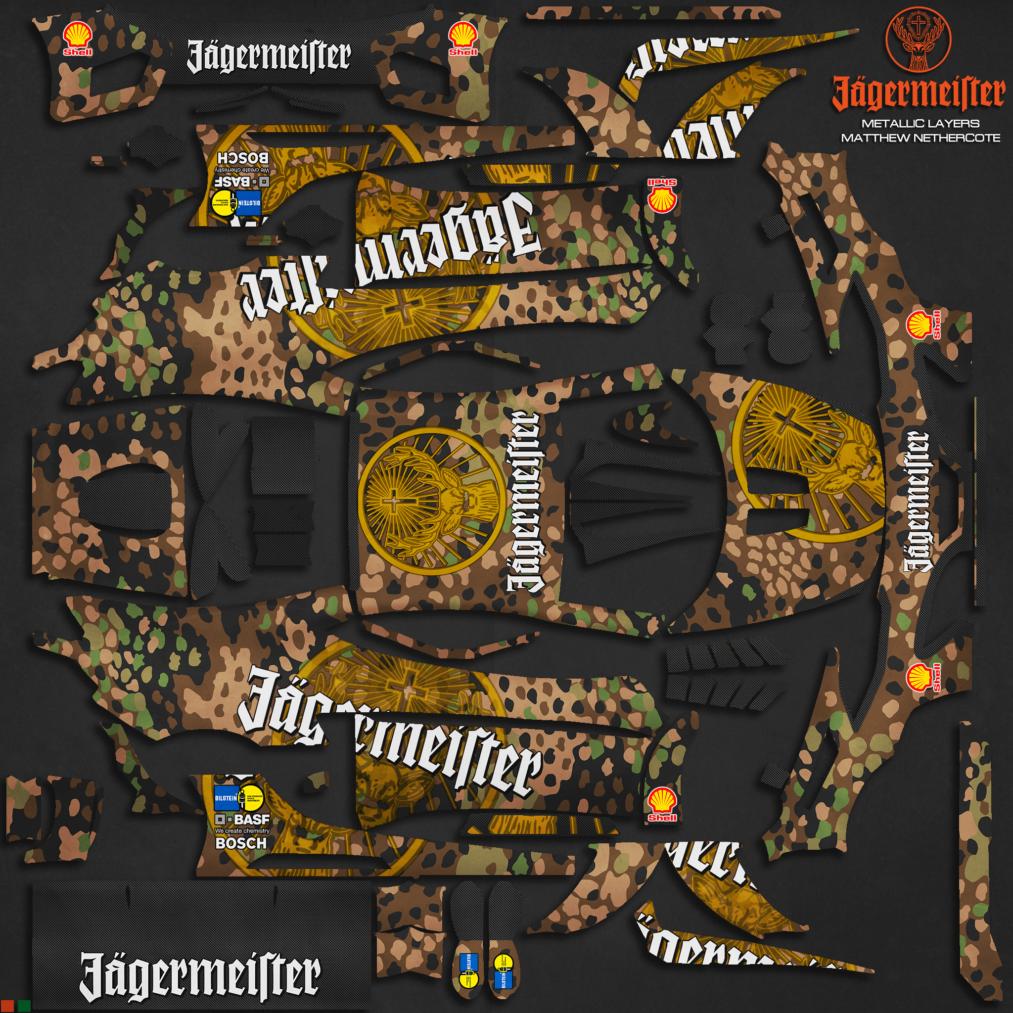 Preview of Mclaren JAGERMEISTER FLECKTARN Camo by Justin S Davis