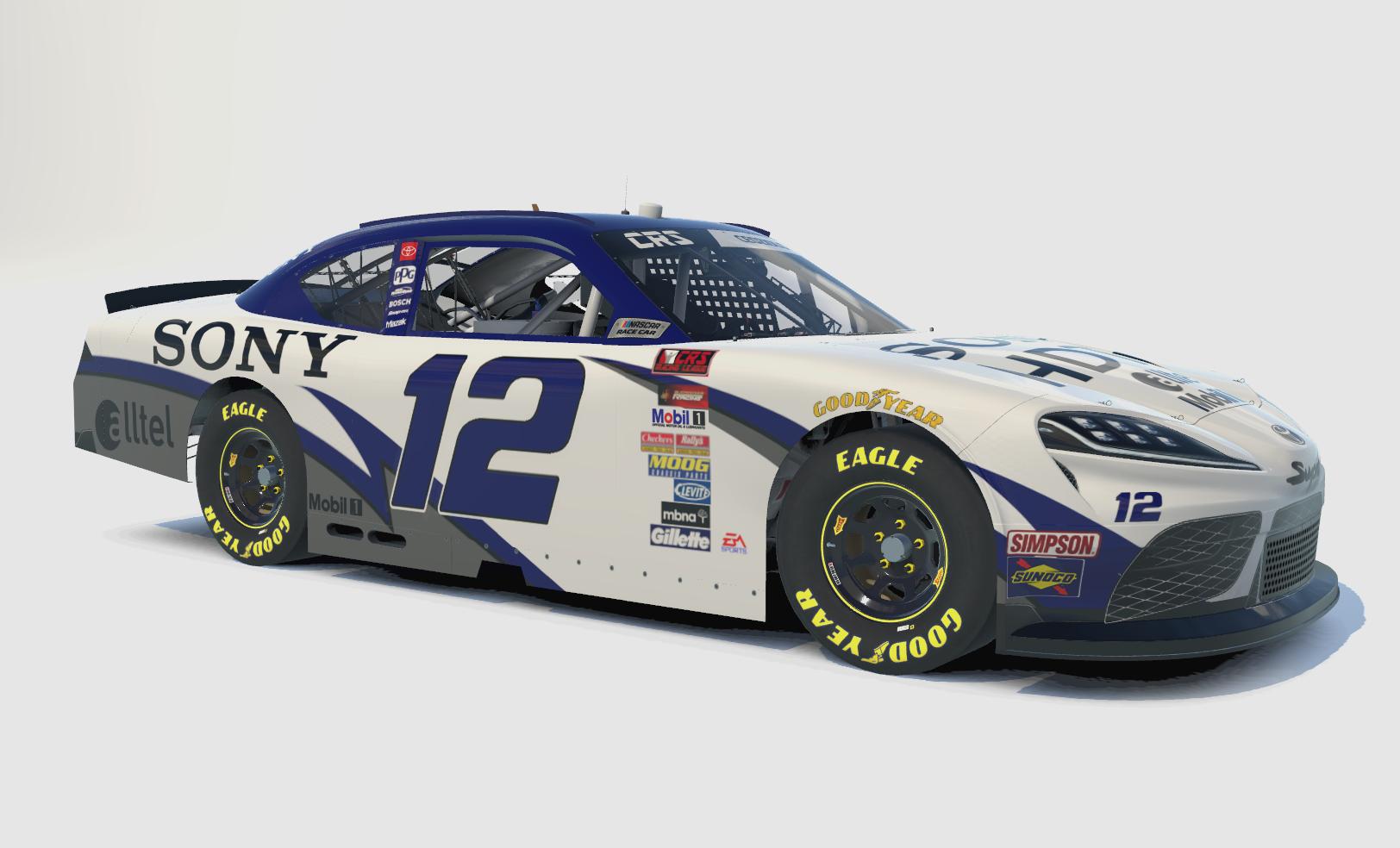 Preview of Ryan Newman Sony Throwback NASCAR Xfinity Toyota Supra by Travis C.