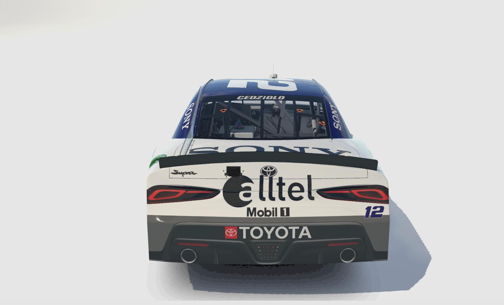 Preview of Ryan Newman Sony Throwback NASCAR Xfinity Toyota Supra by Travis C.