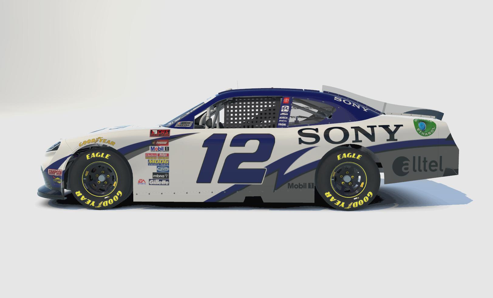 Preview of Ryan Newman Sony Throwback NASCAR Xfinity Toyota Supra by Travis C.