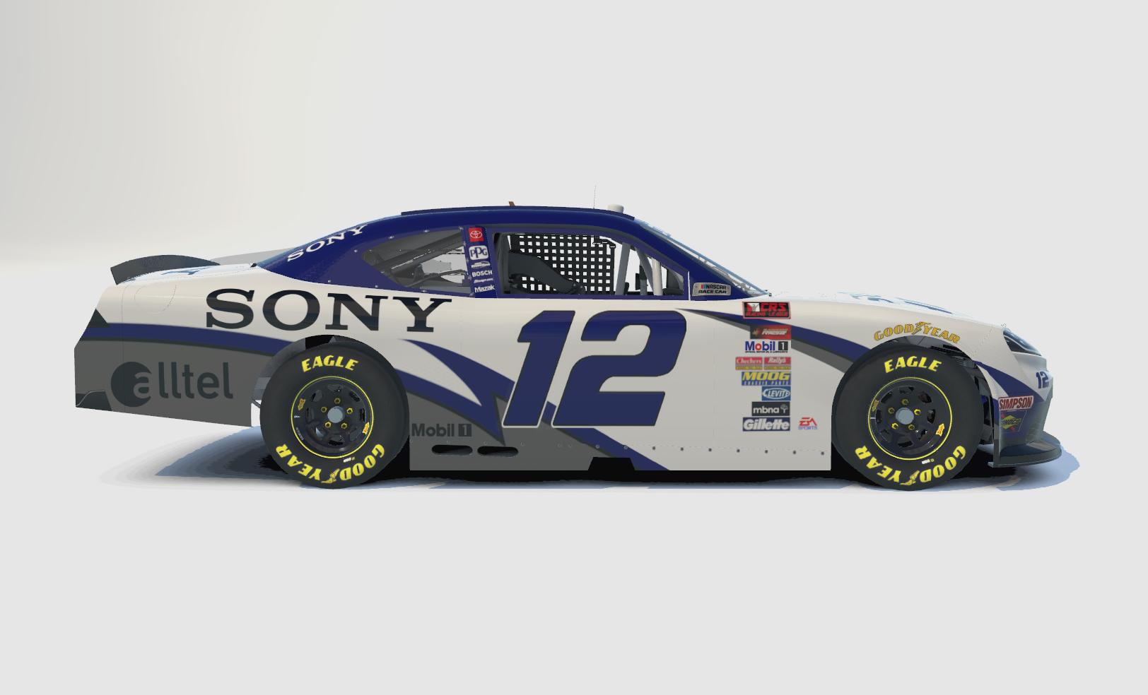 Preview of Ryan Newman Sony Throwback NASCAR Xfinity Toyota Supra by Travis C.