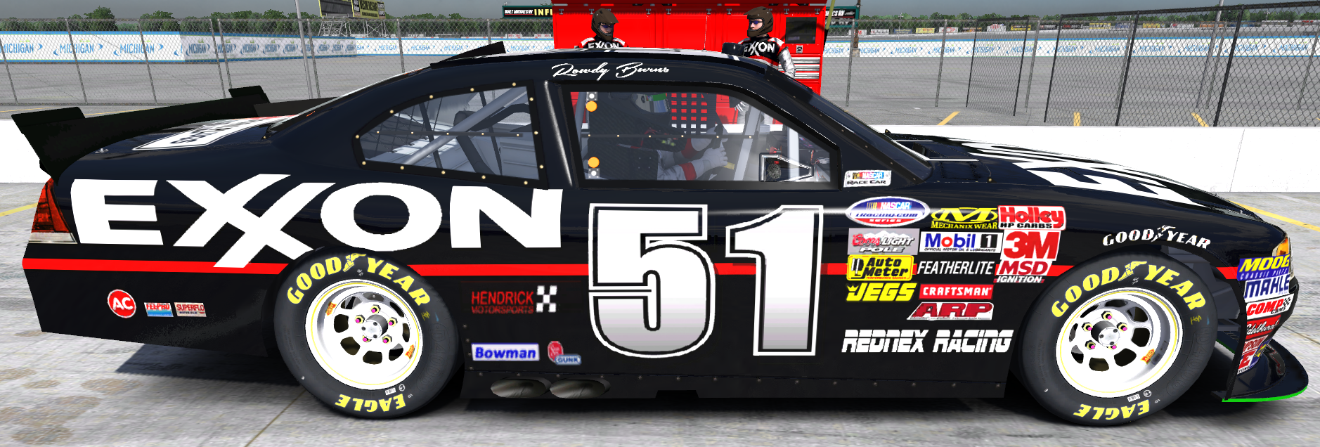 Preview of Chevrolet National Impala "Days of Thunder" Rowdy Burns by Doug Turner