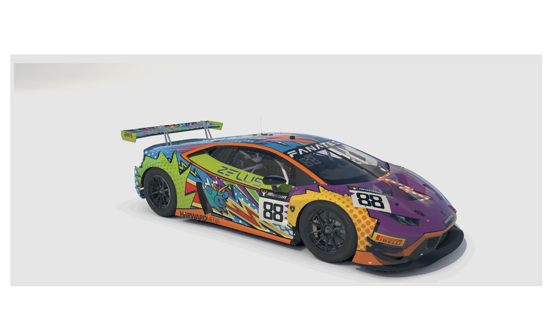 Preview of GT World Challenge - Jason Harward #88 - Zelus Motorsports FLIP by Mark Sykes