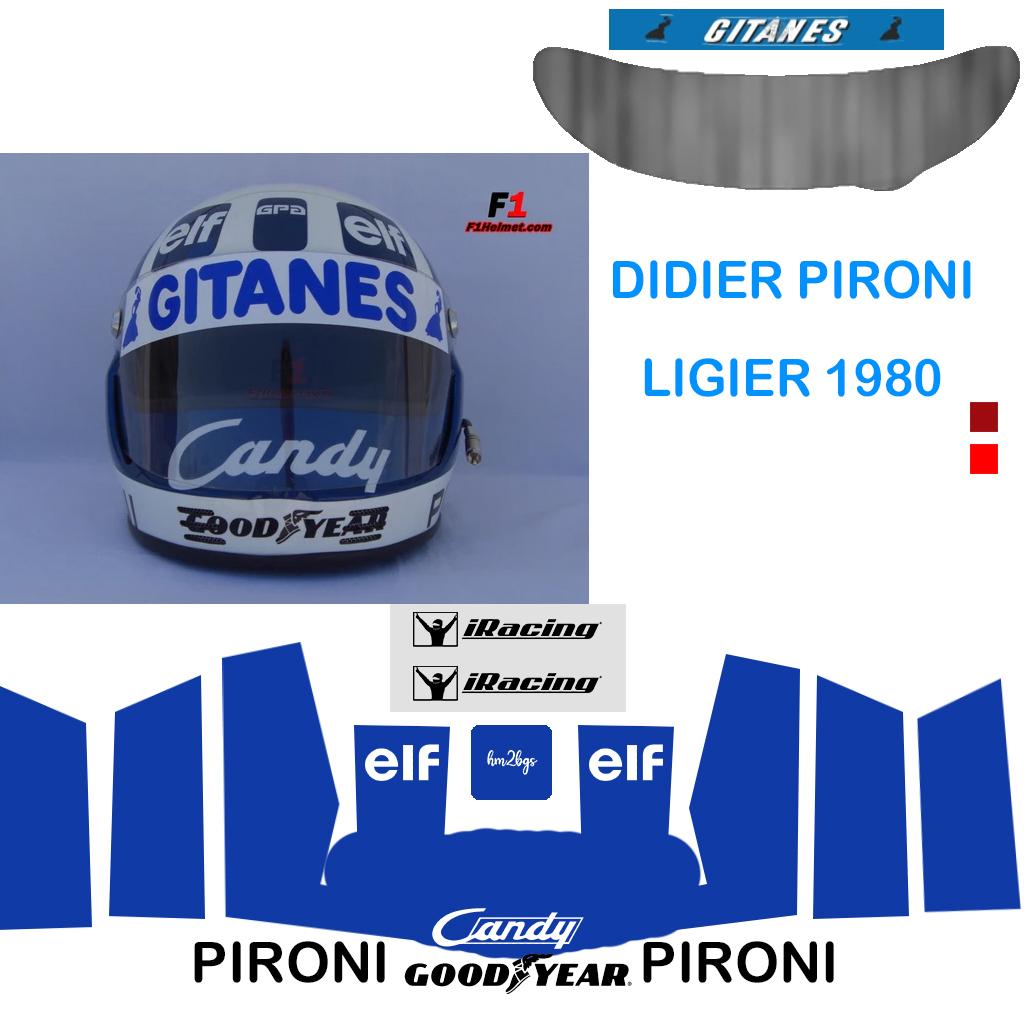 photo 20 par 30 cm Didier pironi Ligier Grand Prix monaco F1 1980