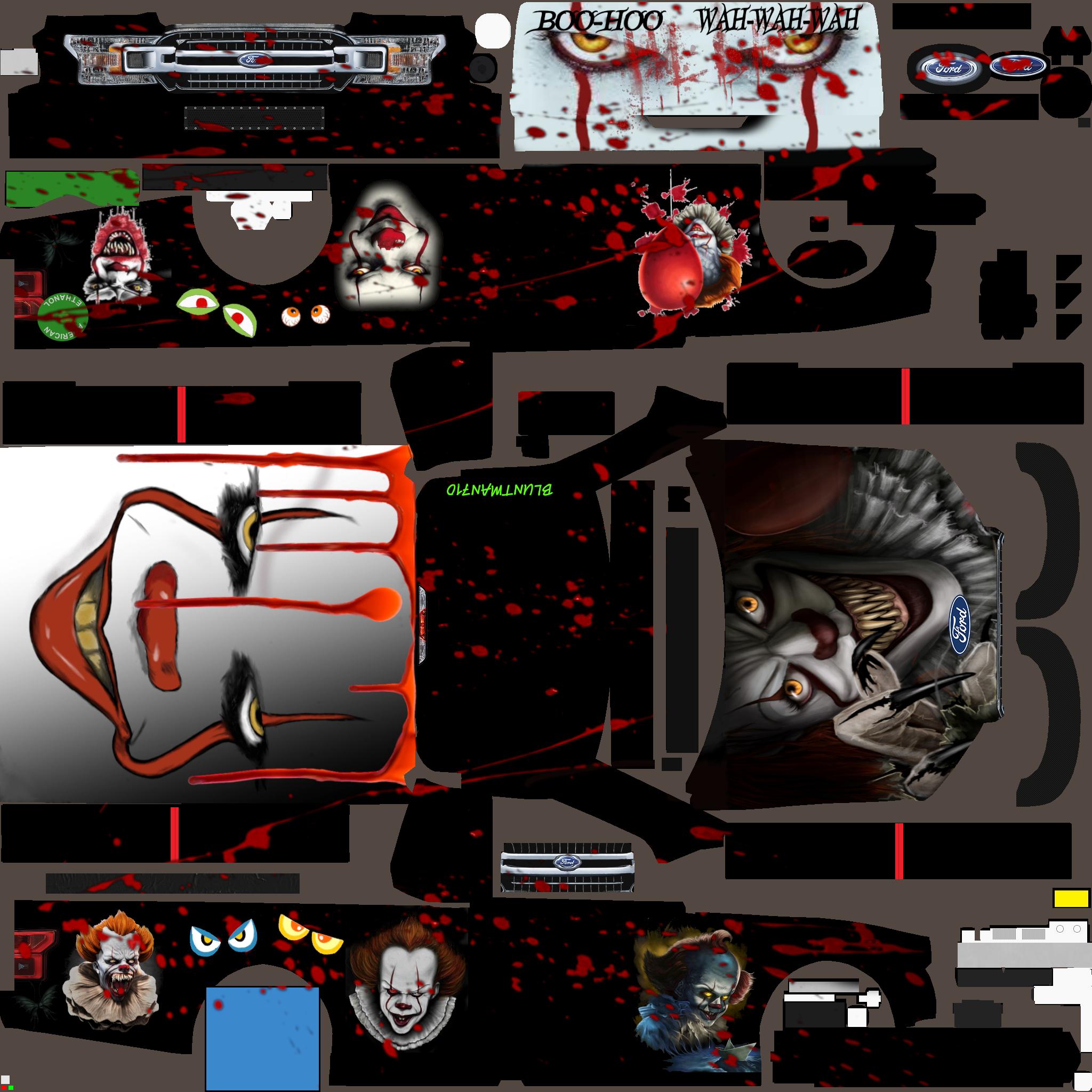 Preview of Halloween Theme Ford F150 by Michelle L.