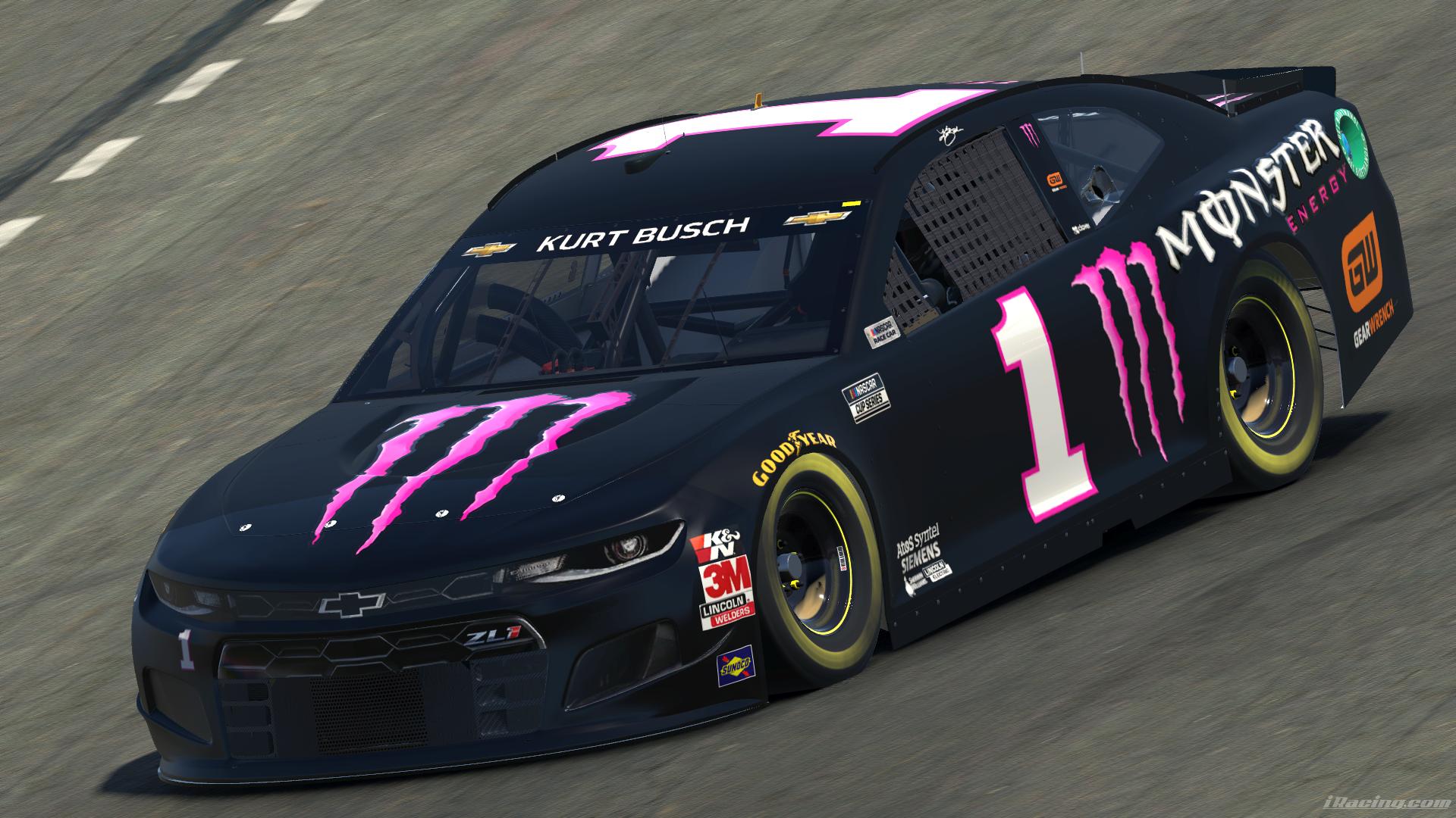 Preview of 2021 Concept* Kurt Busch Pink Monster  by Dylan Holland