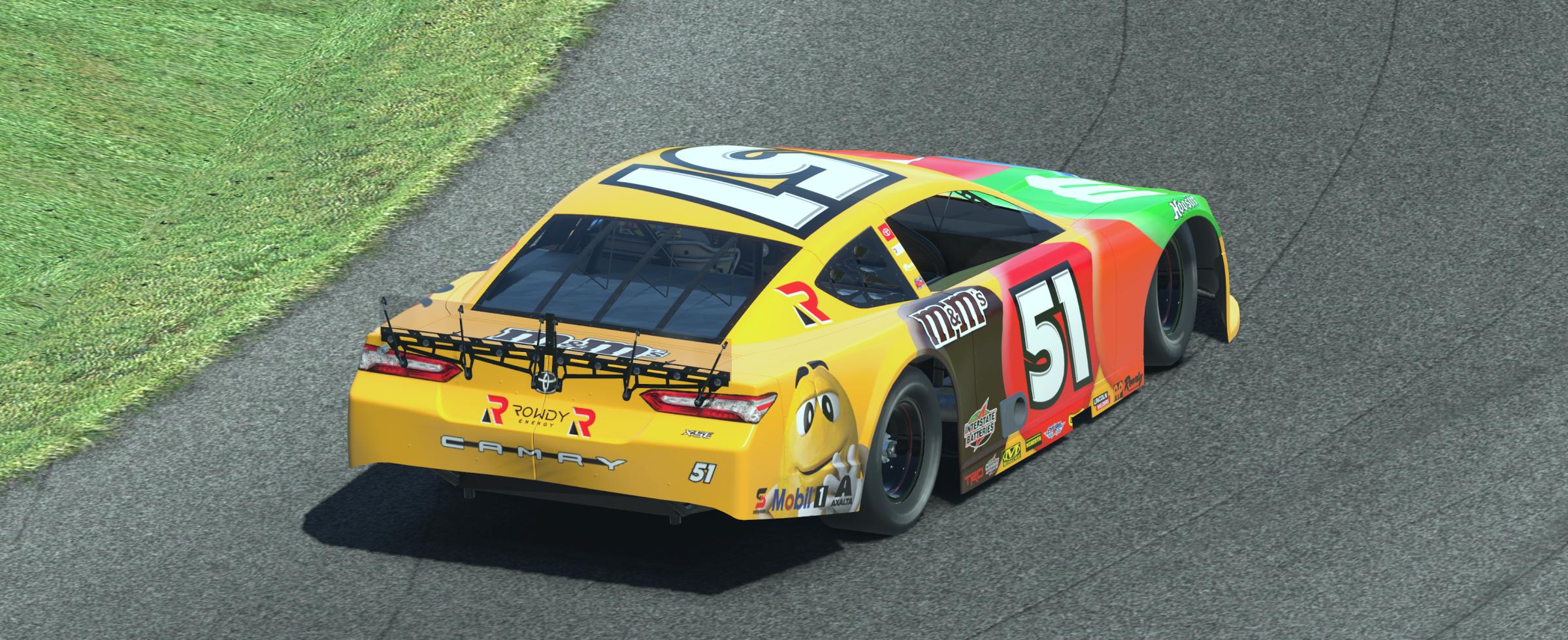 Preview of Kyle Busch Fictional M&Ms Super Late Model by Ricardo Bernal2