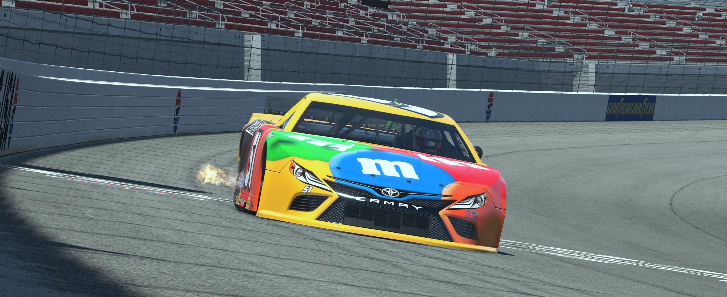 Preview of Kyle Busch Fictional M&Ms Super Late Model by Ricardo Bernal2