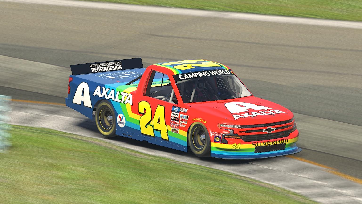 Preview of Axalta Rainbow Chevy Silverado Custom #24 by Blaine Sparling