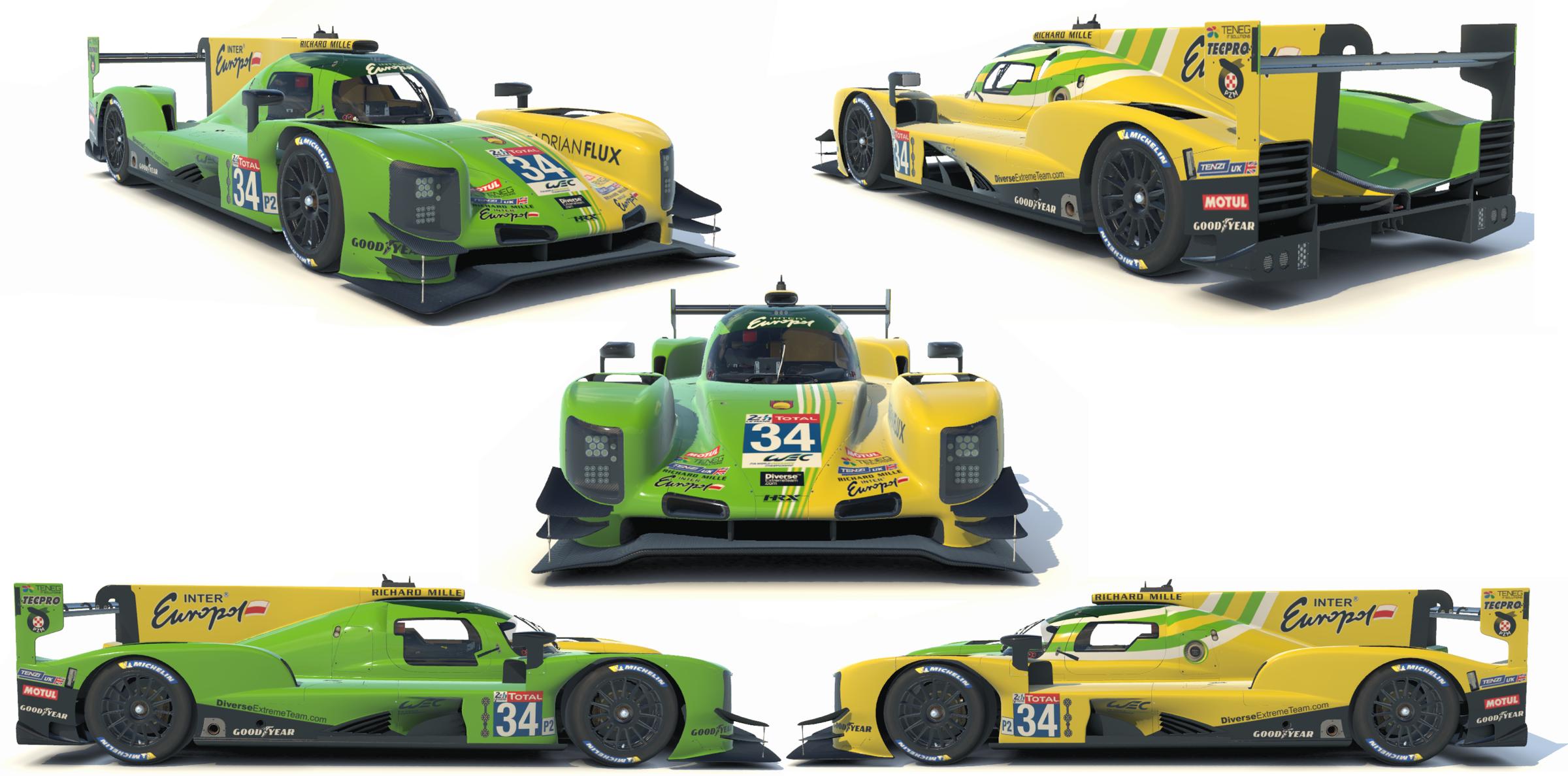 Preview of Inter Europol Competition Le Mans 2021 LMP2 Replica with IMSA placed numberplates by Patryk Klawinski