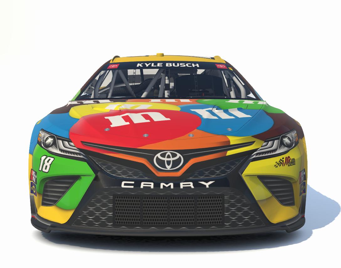 Preview of 2022 Kyle Busch M&Ms Next Gen Camry (Numbered) Concept by Aledam Contreras