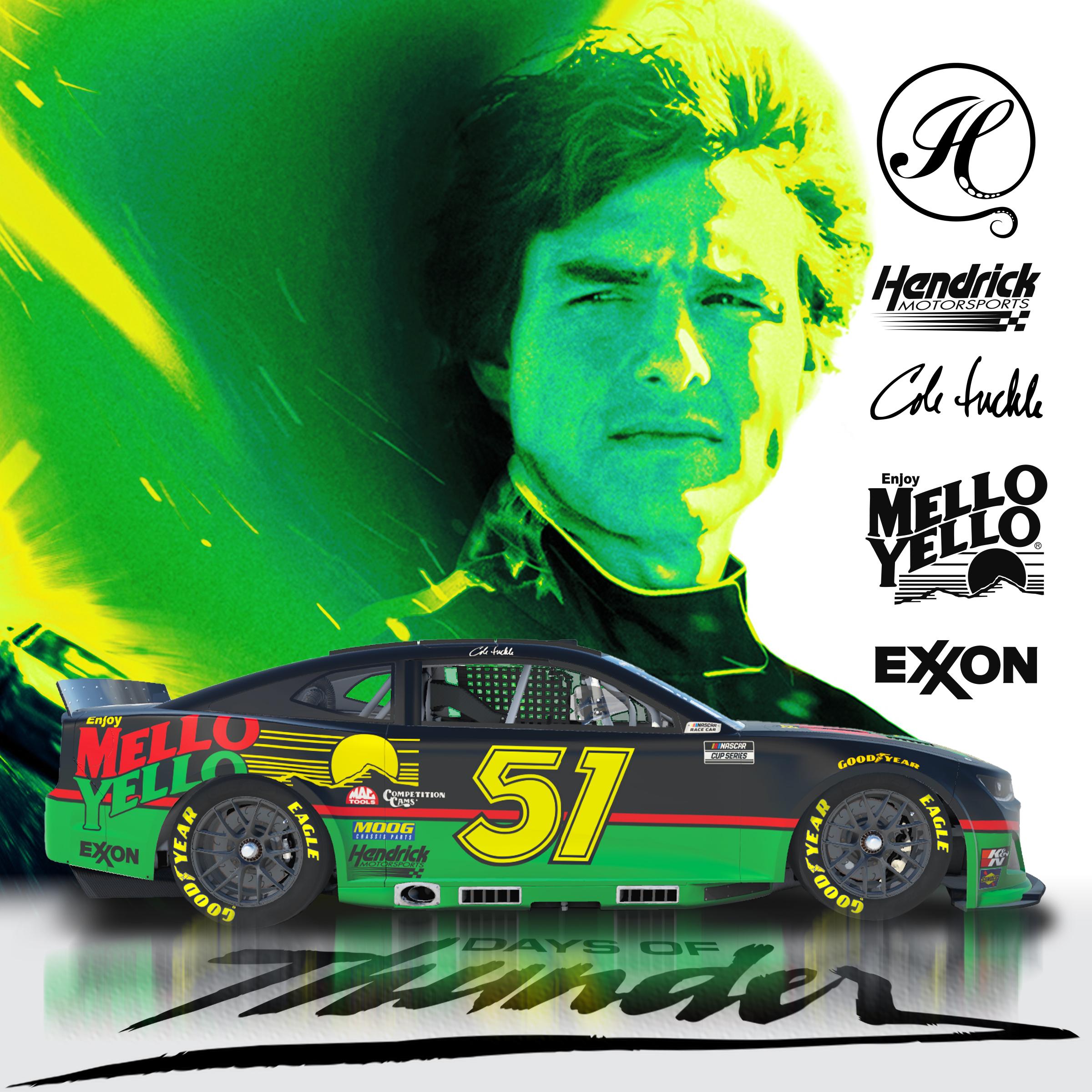Preview of 2022 Cole Trickle Mello Yello Fantasy Chevy Camaro No Num by Brantley Roden