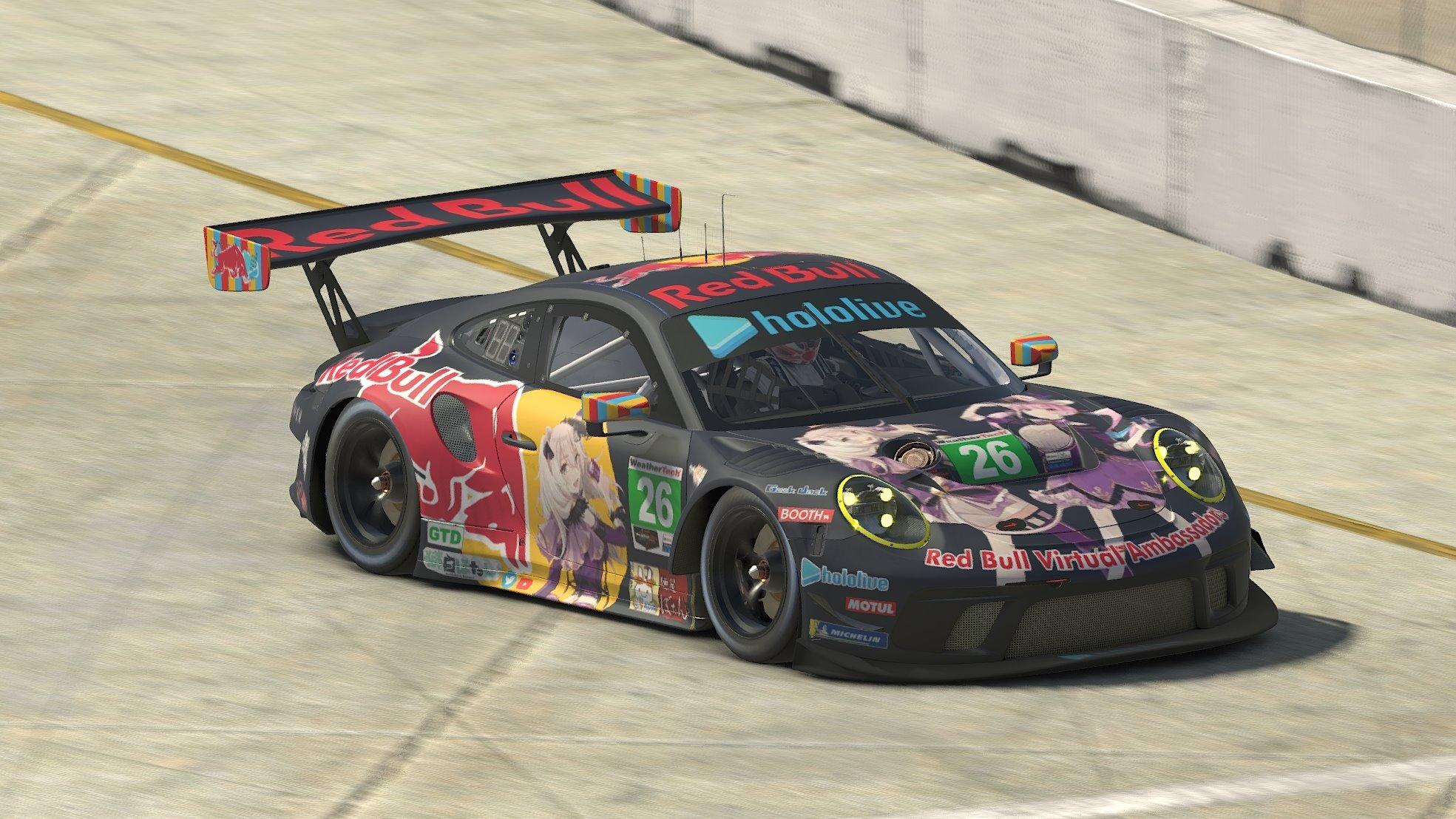 Preview of (IMSA ver.)Red Bull Virtual Ambassadors hololive Aqua&Botan 911 [Itasha] by Takuya Onbe