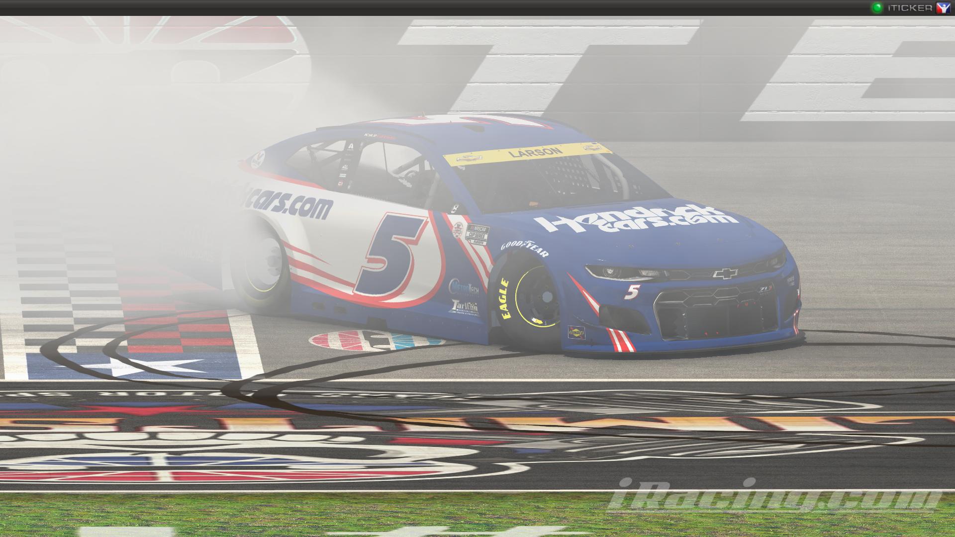 Preview of Kyle Larson #5 Hendrickcars.com 2021 NASCAR Cup Series Playoffs Round of 8 With Custom Number by Ryan Broderick