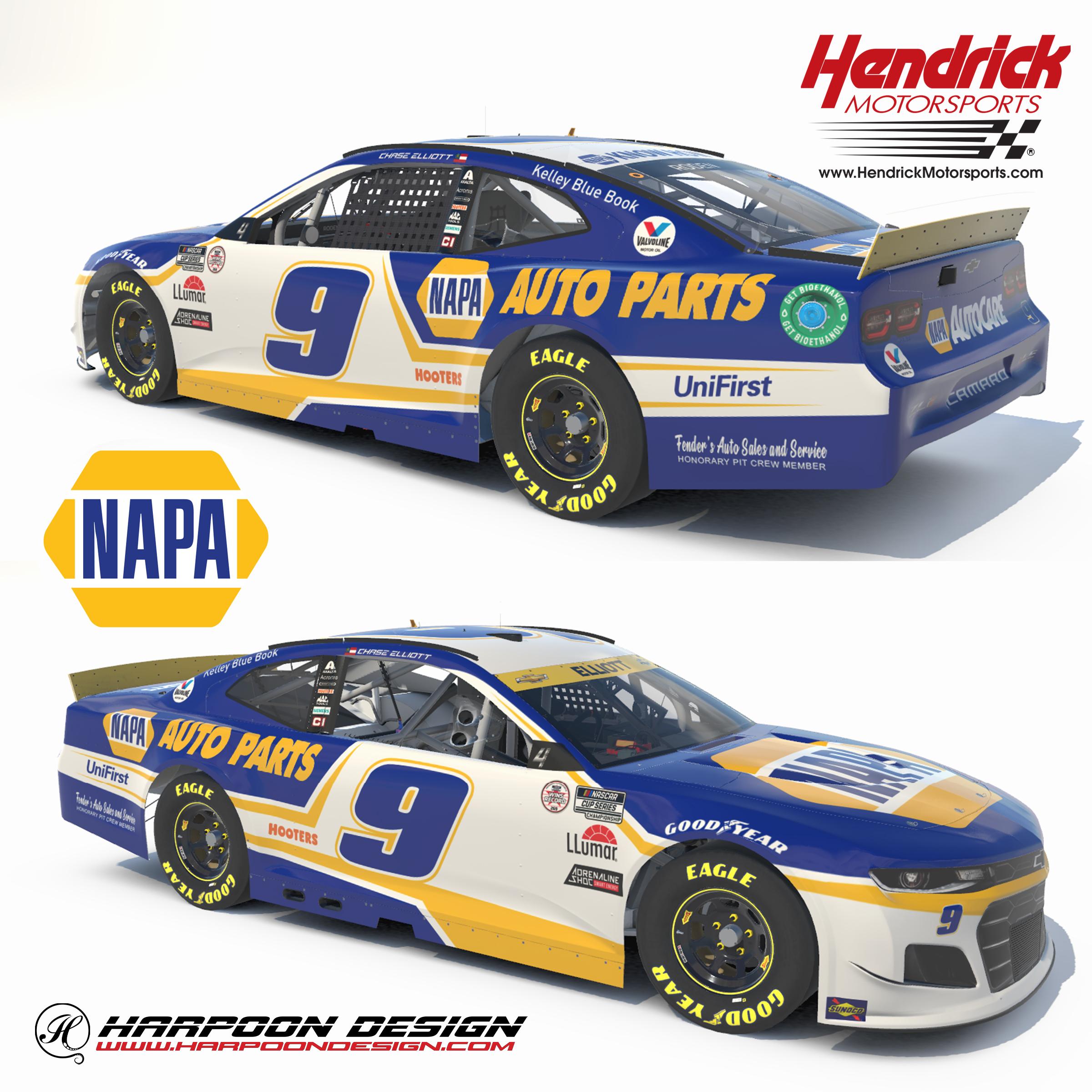 Preview of 2021 Chase Elliott Napa Playoff Championship Camaro  by Brantley Roden