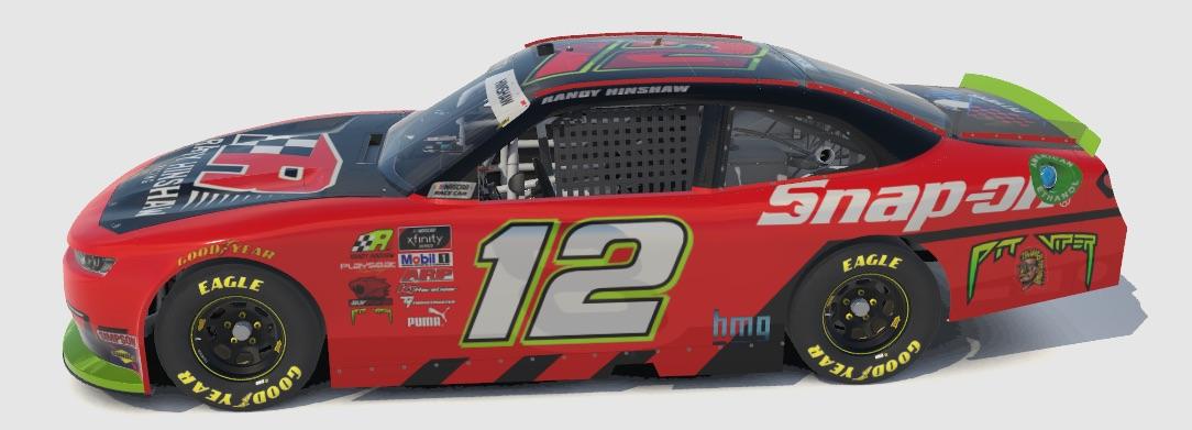 Preview of #12 Xfinity Car Snap on Blaney Throwback 2021 by Randy Hinshaw