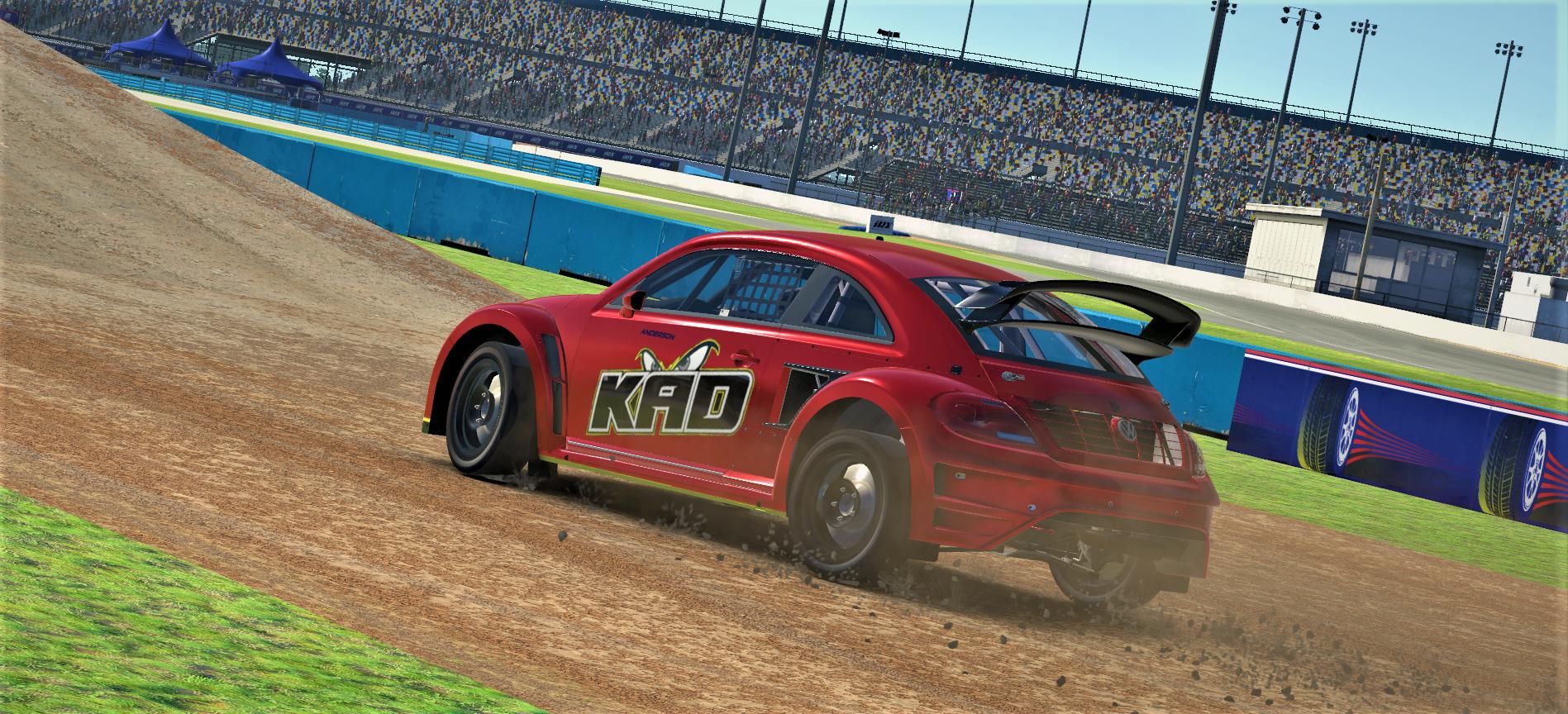 Preview of Ruby Red VW Beetle lite  by Kaiden Anderson