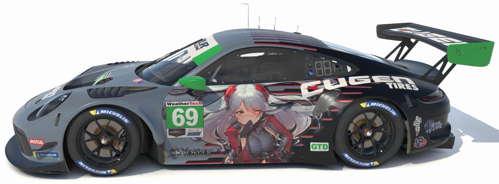 Preview of Eugen Tires Azur Racing Porsche 911 GT3 R (IMSA Version) by Brandon Dollar