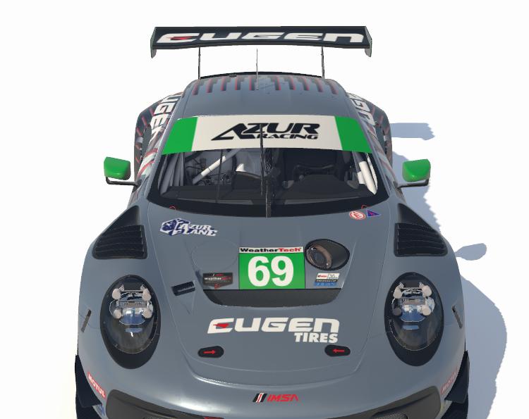 Preview of Eugen Tires Azur Racing Porsche 911 GT3 R (IMSA Version) by Brandon Dollar