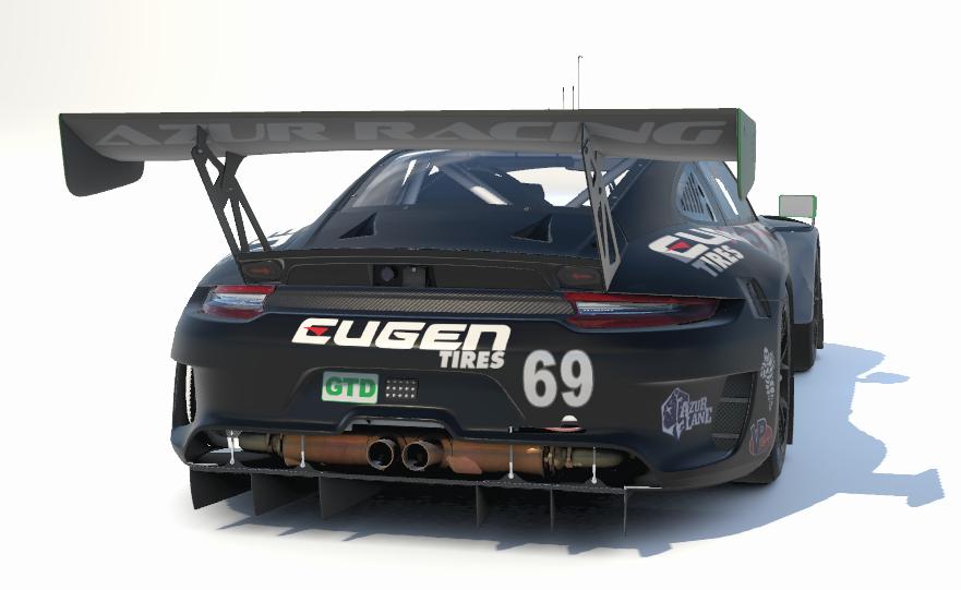 Preview of Eugen Tires Azur Racing Porsche 911 GT3 R (IMSA Version) by Brandon Dollar